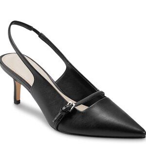 NEW IN BOX - DESIGNER Woman's Slingback Pumps Marc Fisher "ALORIE" Black Sz 9